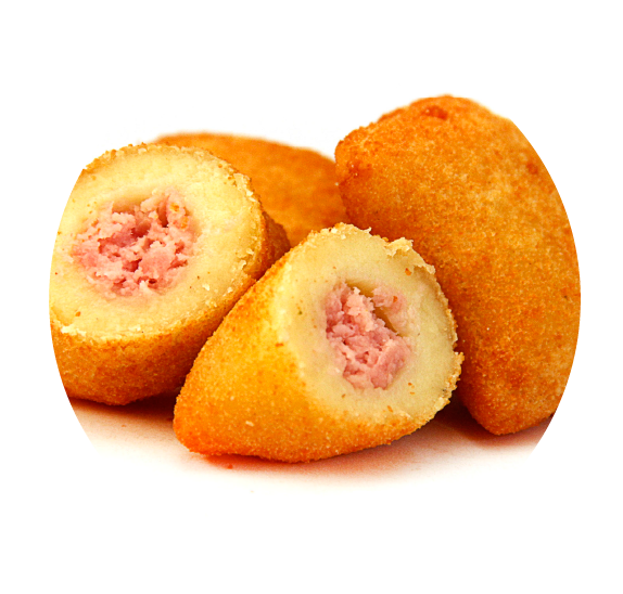 Salgado de Presunto e queijo