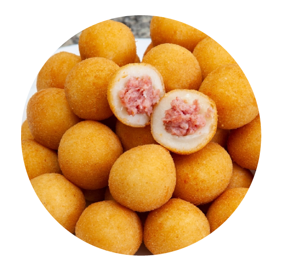 Salgado de calabresa